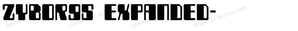 Zyborgs Expanded字体转换